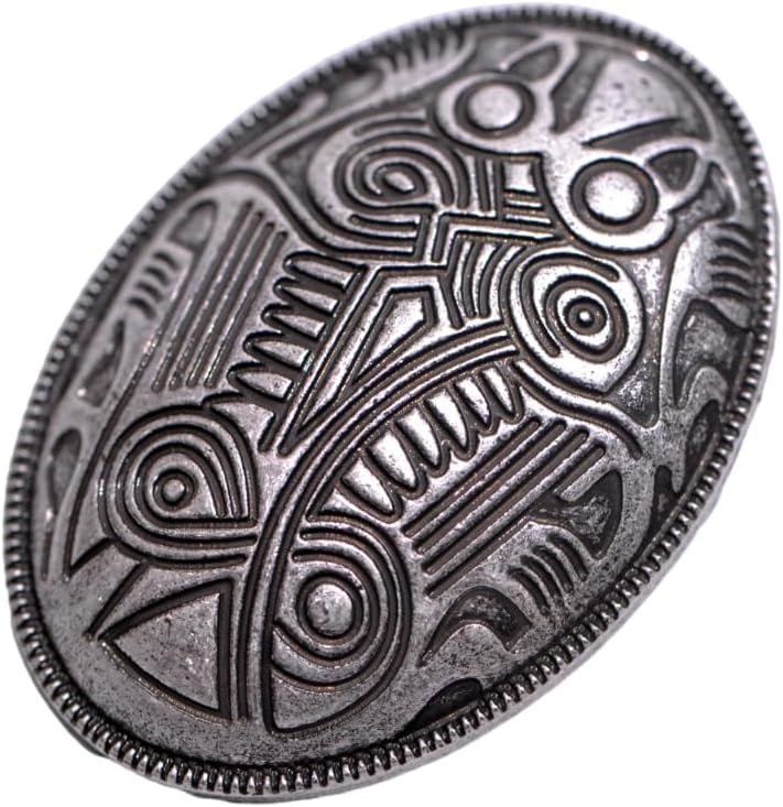 LANGHONG Norse Viking Brooch For Men Turtle Brooch Talisman Jewelry, Gift For Men - Image 1